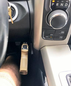 how to hide a gun in a car with a gun magnet next to the radio