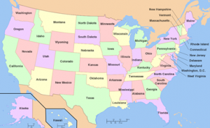 map of the US