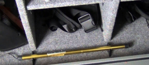 gun safe heating rod for storing guns in high humidity