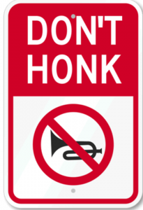 no honking