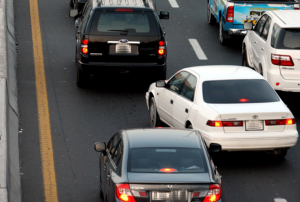 signal when changing lanes