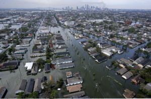 flooded New Orleans