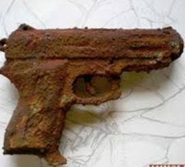 rusty old gun